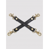 Черный фиксатор для манжет Bound to You Faux Leather Hogtie - Fifty Shades of Grey - купить с доставкой в Йошкар-Оле
