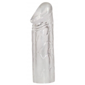 Удлиняющая насадка на пенис Mega Dick Sleeve Transparent - Orion - в Йошкар-Оле купить с доставкой