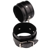 Черные оковы Classic Ankle Cuffs - Chisa - купить с доставкой в Йошкар-Оле