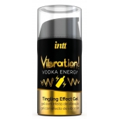 Жидкий интимный гель с эффектом вибрации Vibration! Vodka Energy - 15 мл. - INTT - купить с доставкой в Йошкар-Оле