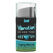 Жидкий интимный гель с эффектом вибрации Vibration! Gin   Tonic - 15 мл. - INTT - купить с доставкой в Йошкар-Оле
