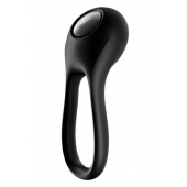 Черное эрекционное виброкольцо Majestic Duo - Satisfyer - в Йошкар-Оле купить с доставкой