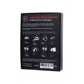 Фиолетовый набор БДСМ «Накажи меня нежно» с карточками - Штучки-дрючки - купить с доставкой в Йошкар-Оле