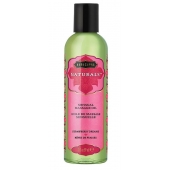 Массажное масло Naturals Strawberry Dreams с ароматом клубники - 59 мл. - Kama Sutra - купить с доставкой в Йошкар-Оле