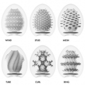 Набор из 6 мастурбаторов Tenga EGG IV с различным рельефом - Tenga - в Йошкар-Оле купить с доставкой