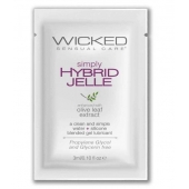 Гель-лубрикант на водно-силиконовой основе Simply Hybrid Jelle - 3 мл. - Wicked - купить с доставкой в Йошкар-Оле