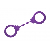 Фиолетовые силиконовые поножи Limitation - Lola Games - купить с доставкой в Йошкар-Оле