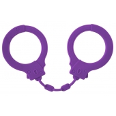 Фиолетовые силиконовые поножи Limitation - Lola Games - купить с доставкой в Йошкар-Оле