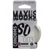 Экстремально тонкие презервативы в железном кейсе MAXUS Extreme Thin - 3 шт. - Maxus - купить с доставкой в Йошкар-Оле