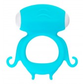 Голубое виброкольцо на пенис Sair - A-toys - в Йошкар-Оле купить с доставкой