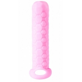 Розовый фаллоудлинитель Homme Long - 13,5 см. - Lola Games - в Йошкар-Оле купить с доставкой