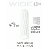 Белый фаллоудлинитель Homme Wide - 13 см. - Lola Games - в Йошкар-Оле купить с доставкой