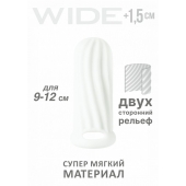 Белый фаллоудлинитель Homme Wide - 11 см. - Lola Games - в Йошкар-Оле купить с доставкой