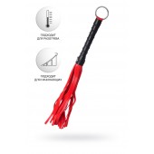 Красно-черный флоггер Anonymo - 28 см. - ToyFa - купить с доставкой в Йошкар-Оле