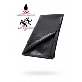 Черная простыня для секса из ПВХ - 220 х 200 см. - ToyFa - купить с доставкой в Йошкар-Оле