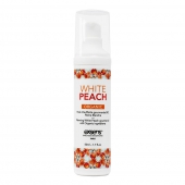 Разогревающее массажное масло Gourmet White Peach Organic с органическими ингредиентами - 50 мл. - Exsens - купить с доставкой в Йошкар-Оле