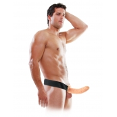 Полый страпон 8  Hollow Strap-On телесного цвета - 19 см. - Pipedream - купить с доставкой в Йошкар-Оле