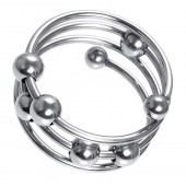 Большое металлическое кольцо под головку пениса - ToyFa - купить с доставкой в Йошкар-Оле