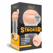 Мастурбатор-ротик ZOLO DEEP THROAT - Zolo - в Йошкар-Оле купить с доставкой