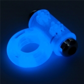 Голубое, светящееся в темноте эрекционное виброкольцо Lumino Play Vibrating Penis Ring - Lovetoy - в Йошкар-Оле купить с доставкой
