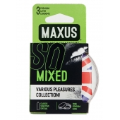 Презервативы в пластиковом кейсе MAXUS AIR Mixed - 3 шт. - Maxus - купить с доставкой в Йошкар-Оле