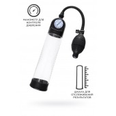 Прозрачная механическая помпа Roald с манометром - Sexus - в Йошкар-Оле купить с доставкой