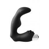 Черный вибромассажер простаты FantASStic Vibrating Prostate Massager - 11,3 см. - Dream Toys - в Йошкар-Оле купить с доставкой