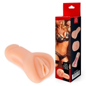 Телесный реалистичный мастурбатор в виде вагины - Bior toys - в Йошкар-Оле купить с доставкой