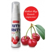 Гель-смазка Tutti-frutti с вишнёвым вкусом - 30 гр. - Биоритм - купить с доставкой в Йошкар-Оле