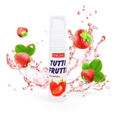 Гель-смазка Tutti-frutti с земляничным вкусом - 30 гр. - Биоритм - купить с доставкой в Йошкар-Оле