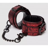 Красно-черные наручники Reversible Faux Leather Wrist Cuffs - Fifty Shades of Grey - купить с доставкой в Йошкар-Оле