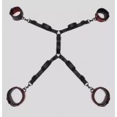 Изысканный набор фиксаций на кровати Reversible Under Mattress Restraint Set - Fifty Shades of Grey - купить с доставкой в Йошкар-Оле