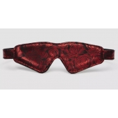 Двусторонняя красно-черная маска на глаза Reversible Faux Leather Blindfold - Fifty Shades of Grey - купить с доставкой в Йошкар-Оле