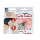 Металлические наручники с розовой меховой опушкой METAL HANDCUFF WITH PLUSH PINK - Dream Toys - купить с доставкой в Йошкар-Оле
