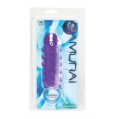 Закрытая фиолетовая насадка с пупырышками SAMURAI PENIS SLEEVE PURPLE - 14,5 см. - NMC - в Йошкар-Оле купить с доставкой