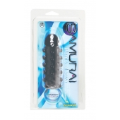 Дымчатая стимулирующая насадка с закрытой головкой SAMURAI PENIS SLEEVE BLACK - 14,5 см. - NMC - в Йошкар-Оле купить с доставкой