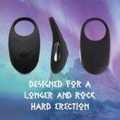 Черное эрекционное виброкольцо Thor Cockring - FeelzToys - в Йошкар-Оле купить с доставкой