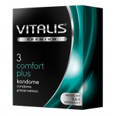 Контурные презервативы VITALIS PREMIUM comfort plus - 3 шт. - Vitalis - купить с доставкой в Йошкар-Оле