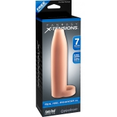 Телесная насадка Real Feel Enhancer XL - 17 см. - Pipedream - в Йошкар-Оле купить с доставкой