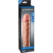 Телесная насадка Fantasy X-tensions Perfect 2  Extension - 20,3 см. - Pipedream - в Йошкар-Оле купить с доставкой