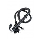 Длинный кожаный кнут с хлопушками на конце - ToyFa - купить с доставкой в Йошкар-Оле