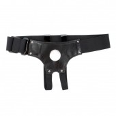 Универсальные лаковые трусики для страпона - БДСМ Арсенал - купить с доставкой в Йошкар-Оле