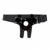 Универсальные лаковые трусики для страпона - БДСМ Арсенал - купить с доставкой в Йошкар-Оле