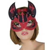 Маска дьяволицы с рожками - LOVETOY (А-Полимер) - купить с доставкой в Йошкар-Оле