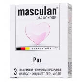 Супертонкие презервативы Masculan Pur - 3 шт. - Masculan - купить с доставкой в Йошкар-Оле
