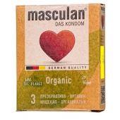 Экологически чистые презервативы Masculan Organic - 3 шт. - Masculan - купить с доставкой в Йошкар-Оле