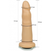 Телесная насадка Harness - 15,8 см. - LOVETOY (А-Полимер) - купить с доставкой в Йошкар-Оле
