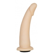 Телесная гладкая насадка-фаллоимитатор Harness - 17 см. - LOVETOY (А-Полимер) - купить с доставкой в Йошкар-Оле