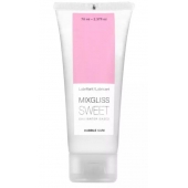 Смазка на водной основе Mixgliss Sweet с ароматом бабл-гам - 70 мл. - Mixgliss - купить с доставкой в Йошкар-Оле