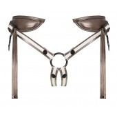 Бронзовый пояс для насадок Desirous Harness - Strap-on-me - купить с доставкой в Йошкар-Оле